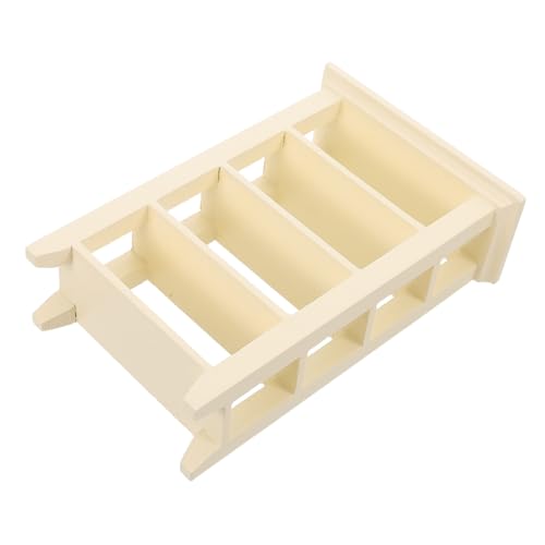 Gatuida Miniatur-puppenhausmöbel Miniaturschrank Aus Holz Puppenhaus-bücherregal Miniatur-DIY-aufbewahrungsregal Mini-aufbewahrungsbox Für Puppenhaus DIY-puppenhauszubehör von Gatuida