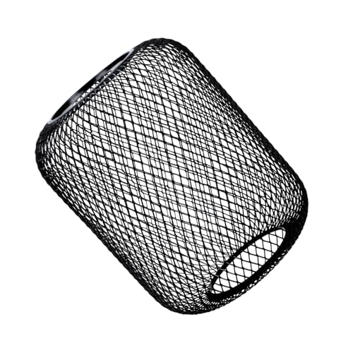 Gatuida Moderner Metall lampenschirm Hängelampe mit Mesh design Schwarzer Mattierter Deckenleuchten abdeckung Warmes Licht für Wohnzimmer und Schlafzimmer von Gatuida