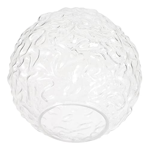 Gatuida Moderner Runder Glasschirm Kugelform Lichtschutz Wand und Deckenleuchte Abdeckung Vielseitig für Schlafzimmer Flurlampe Tischlampe Schlafzimmerlampe von Gatuida