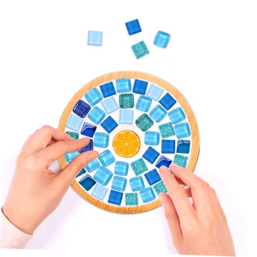 Gatuida Mosaikfliesen Eimer Bunte Glasmosaikstücke DIY Bastelset für Badezimmer Küche Wohnkultur Handgemachte Mosaiksteine zum Basteln und Dekorieren Gatuida Mosaikfliesen Eimer Bunte Glasmosaikstücke DIY Bastelset für Badezimmer Küche Wohnkultur Handgemachte Mosaiksteine zum Basteln und Dekorieren von Gatuida