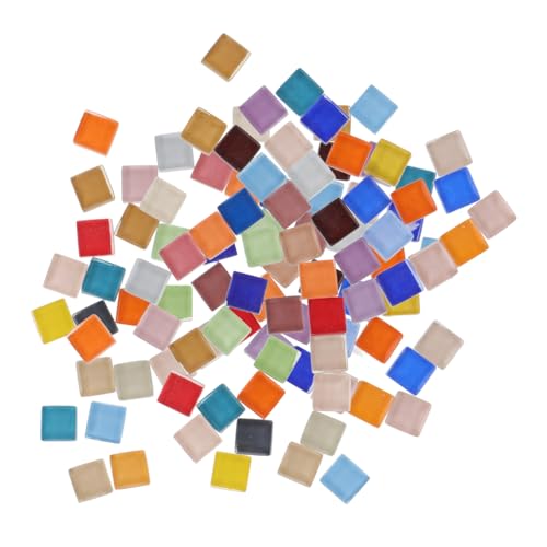 Gatuida Mosaikglas Bastelset Kleine Glasfliesen DIY Dekorative Glassteine für Schmuck Uhren Vasen und Handwerksprojekte Langlebig Robust von Gatuida