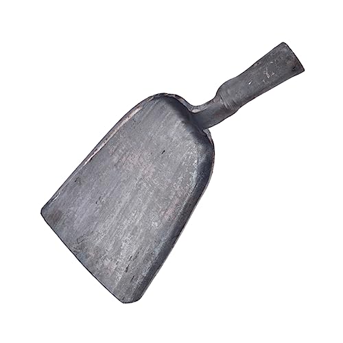 Gatuida Multifunktionale Ascheschaufel aus Stahl Ergonomisch Geformt Rostfrei und Verschleißfest Anbringen Eines Holzgriffs Leicht und Handlich für Ofen Grill und Gartenarbeiten von Gatuida