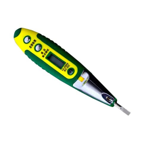 Gatuida Multifunktionaler LED spannungsprüfer mit Digitaler Anzeige Berührungsloser Teststift für Strom Spannungsdetektion Tragbarer Durchgangsprüfer für Elektriker Schnelles Messergebnis Gatuida Multifunktionaler LED spannungsprüfer mit Digitaler Anzeige Berührungsloser Teststift für Strom Spannungsdetektion Tragbarer Durchgangsprüfer für Elektriker Schnelles Messergebnis von Gatuida
