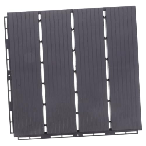 Gatuida Outdoor Fliesen für Terrassen Wasserdichte Strapazierfähige Graue Klickfliesen für Garten und Balkon Einfache Installation ohne Werkzeug Interlocking Design für Außenfläche von Gatuida
