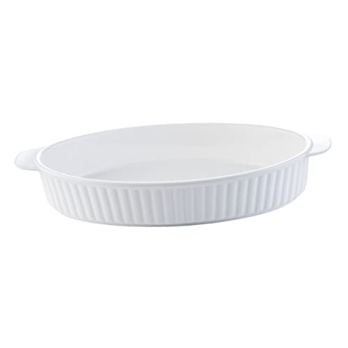 Gatuida Ovaler Keramik Auflaufform Doppelter Griff Hitzebeständig Kratzfest Vielseitige Backform für Fleisch Gemüse Käse und Dekorative Salate Spülmaschinengeeignet Langlebig für Haushalt Gatuida Ovaler Keramik Auflaufform Doppelter Griff Hitzebeständig Kratzfest Vielseitige Backform für Fleisch Gemüse Käse und Dekorative Salate Spülmaschinengeeignet Langlebig für Haushalt von Gatuida