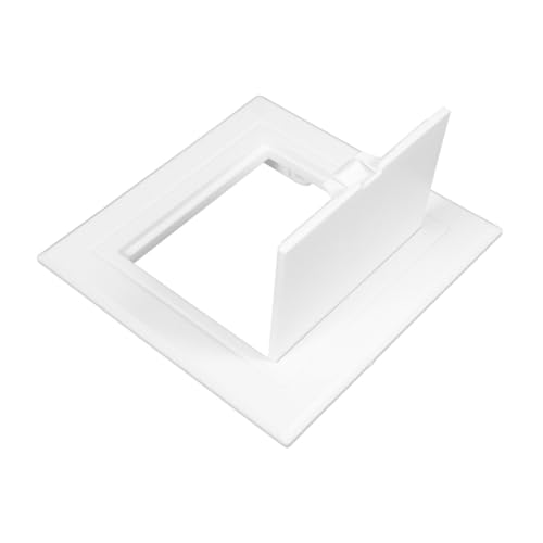 Gatuida PVC Revisionsklappe Weiß Wasserdichtes Wartungszugangspanel für Trockenbau Decke Wand Sanitär Installationen Einfache Montage Langlebig und Formbeständig von Gatuida