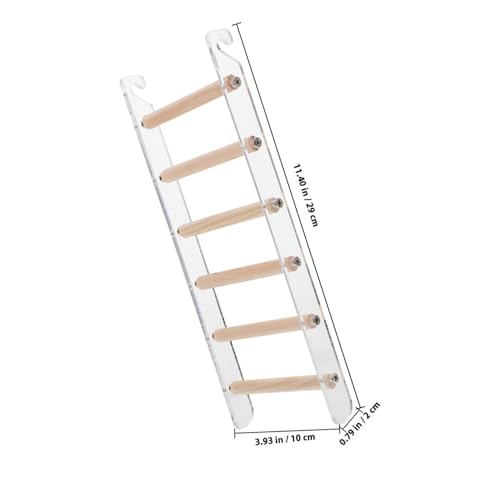 Gatuida Parrot Leiter für Kleine Vögel Kletterleiter aus Langlebigem Material Sicher für Käfige Vogelzubehör Fördert Aktivität Platzsparend für Wellensittiche und Papageien Gatuida Parrot Leiter für Kleine Vögel Kletterleiter aus Langlebigem Material Sicher für Käfige Vogelzubehör Fördert Aktivität Platzsparend für Wellensittiche und Papageien von Gatuida