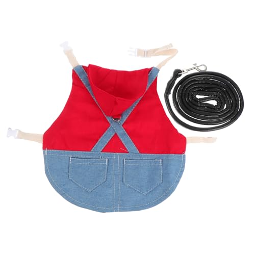 Gatuida Pet Rabbit Harness mit Langlebigem Verstellbarem Geschirr und Extra Langer Leine Robustes Hasengeschirr für Sicheren Spaziergang Modisch und Bequem Geeignet für Outdoor von Gatuida