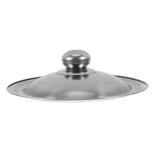 Gatuida Topfdeckel Edelstahl Universaldeckel Mit Knauf Für Bratpfannen Töpfe Ersatzdeckel 20cm von Gatuida