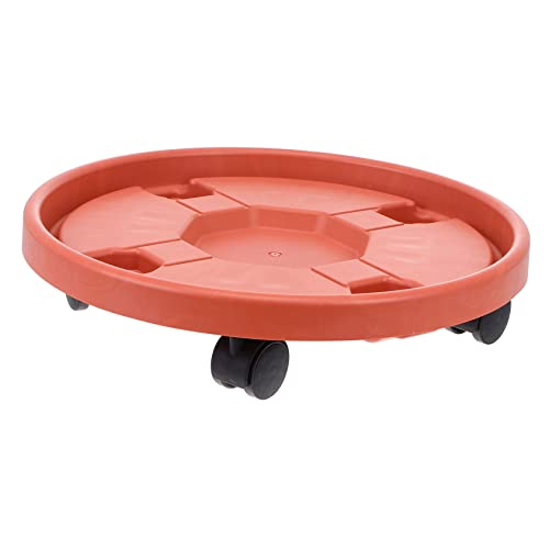 Gatuida Pflanzentopfuntersetzer mit Beweglicher Pflanzenständer mit Wasserauffangwanne Runder Blumentopfroller Stabiler Praktischer Pflanzentopfhalter für Indoor und Outdoor Gatuida Pflanzentopfuntersetzer mit Beweglicher Pflanzenständer mit Wasserauffangwanne Runder Blumentopfroller Stabiler Praktischer Pflanzentopfhalter für Indoor und Outdoor von Gatuida