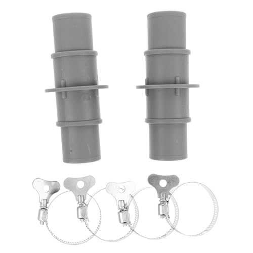 Gatuida Pool Schlauchadapter mit Handklemmen Universeller Anschluss für Schwimmbad Saugerschlauch Schnelle Befestigung Langlebig Passend für Skimmer Filterpumpen Gatuida Pool Schlauchadapter mit Handklemmen Universeller Anschluss für Schwimmbad Saugerschlauch Schnelle Befestigung Langlebig Passend für Skimmer Filterpumpen von Gatuida
