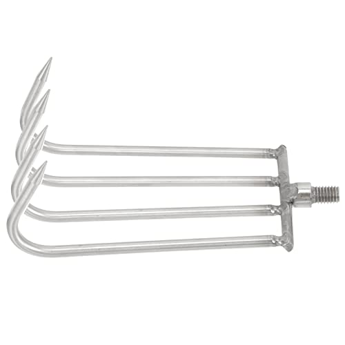Gatuida Portable Aquatic Rake Werkzeug zur Unkrautentfernung für Teiche Langlebig und Rostfrei zum Angeln und Entfernen von Wasserpflanzen von Gatuida