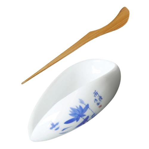 Gatuida Porzellan Teegefäß mit Keramik Teelöffel und Losem Teeblatt Löffel Langlebig Leicht zu Reinigen Tragbar für Teezeremonien Zuhause Büro Teestube Gatuida Porzellan Teegefäß mit Keramik Teelöffel und Losem Teeblatt Löffel Langlebig Leicht zu Reinigen Tragbar für Teezeremonien Zuhause Büro Teestube von Gatuida
