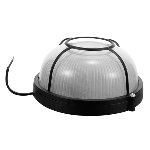 Gatuida Professionelle Saunalampen Wandhalterung und Explosionsgeschützt Hitzebeständig Feuchtigkeitsresistent Runde Sauna Wandlampe mit Fassung Langlebig für Sauna und Dampfbadbereiche von Gatuida