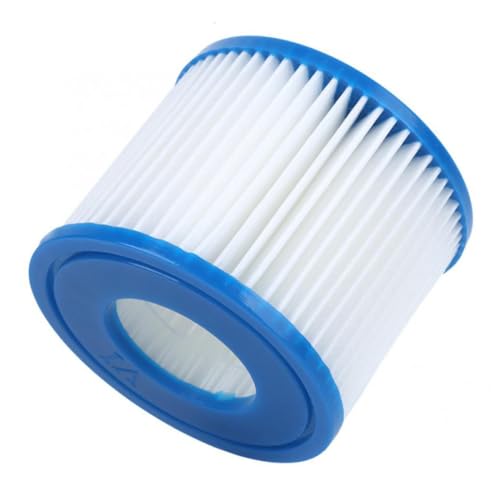 Gatuida Professioneller Poolfilter Ersatz für Aufblasbare Pools Weiße Filterkartusche für Modell Langlebiger Poolfilter für Klare Wasserreinigung Kompatibel mit Bestway Vi Einfache von Gatuida