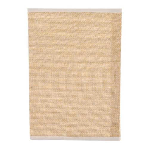 Gatuida Quadratischer Lampenschirm aus Gelbem Jutestoff Langlebiger Stoffschirm für Tisch Nachttisch Stehlampen Einfacher Aufbau Stabile Konstruktion Vielseitiger Indoor von Gatuida