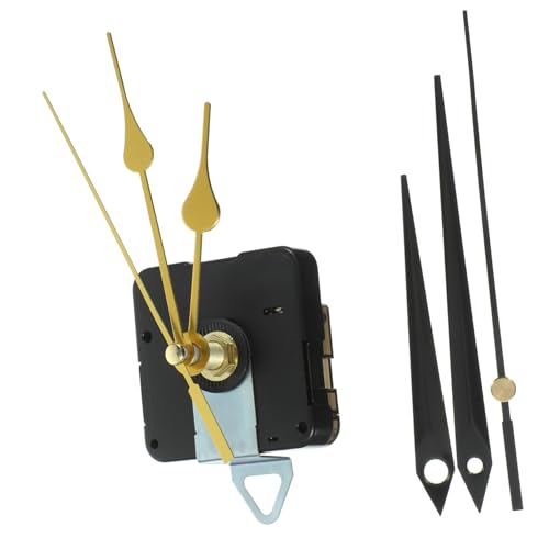Gatuida Quartz Uhrwerk Ersatzkit mit Zeigern für Wanduhr DIY Uhrwerk Selbstmontage Stilvoll Robust Langlebig Geeignet für Individuelle Uhrgestaltung von Gatuida
