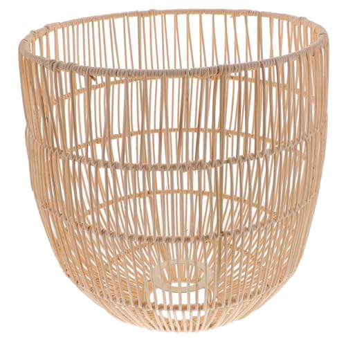 Gatuida Rattan Lampenschirm Geflochten Vintage Deckenlampe Lampenschirm Rustikale Pendelleuchte Wohnzimmer Esszimmer Dekoration Gatuida Rattan Lampenschirm Geflochten Vintage Deckenlampe Lampenschirm Rustikale Pendelleuchte Wohnzimmer Esszimmer Dekoration von Gatuida