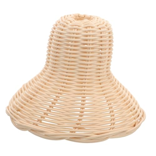 Gatuida Rattan Lampenschirm Handgefertigt Leicht Rustikal Dekorativ für Pendelleuchte Wohnzimmer Schlafzimmer Küche Hotel von Gatuida