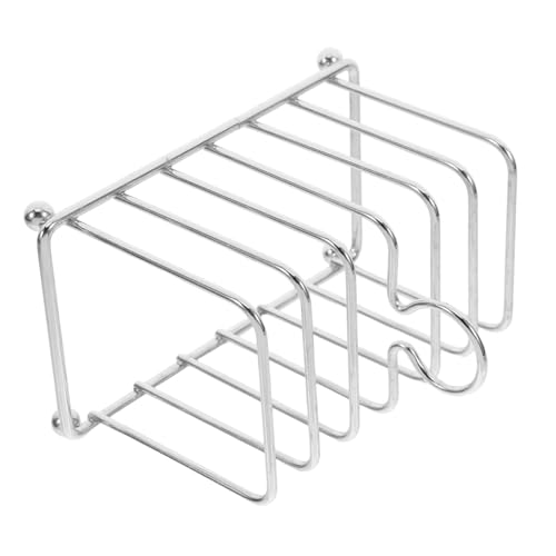 Gatuida Toastständer Backaufbewahrung Brotregale Ständer Toastständer Küchenarbeitsplatten Organizer Toasthalter Gestell Brothalter Küchenorganizer Toaster Organizer Silber von Gatuida