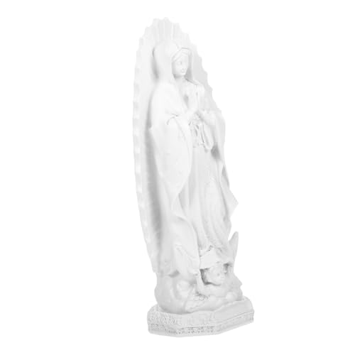Gatuida Resin Mary Statue Große Weiße Marienfigur Figurine aus Langlebigem Harz für Innen und Außendekoration Platzsparend für Zuhause Büro Künstlerische Religiöse Statuette Gatuida Resin Mary Statue Große Weiße Marienfigur Figurine aus Langlebigem Harz für Innen und Außendekoration Platzsparend für Zuhause Büro Künstlerische Religiöse Statuette von Gatuida