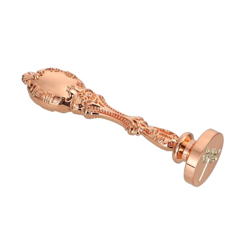 Gatuida Retro Wachssiegel Stempelset mit Metallgriff Langlebiger Siegelwachs Stempel für Briefumschläge Geschenkverpackung Scrapbooking und Kreative Dekoration im Europäischen Stil von Gatuida