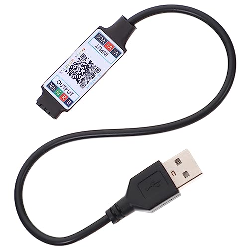 Gatuida Rgb LED Controller für USB Betrieb Drahtloser Controller mit Steuerung für Rgb LED Streifen für Wohnzimmer Schlafzimmer und Partys von Gatuida