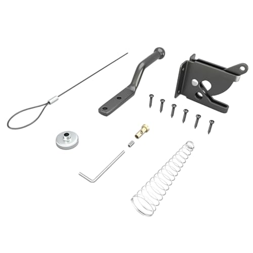 Gatuida Robuster Türriegel mit Federzug Stahl Gartentor Riegelverschluss für Holztore Vinyl und Metalltüren Teiliges für Schuppen Hühnerstall und Sichtschutzzaun Gatuida Robuster Türriegel mit Federzug Stahl Gartentor Riegelverschluss für Holztore Vinyl und Metalltüren Teiliges für Schuppen Hühnerstall und Sichtschutzzaun von Gatuida