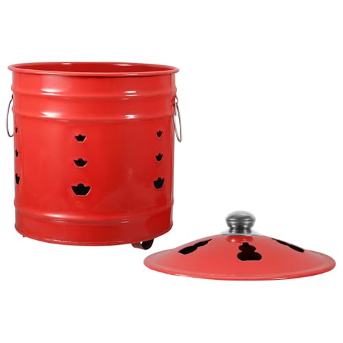 Gatuida Roter Enamel Brenntopf für Zuhause Robuster Verbrennungseimer für Geldopfer und Gebete für Festlichkeiten Langlebig und Hitzebeständig kein Verfärben Gatuida Roter Enamel Brenntopf für Zuhause Robuster Verbrennungseimer für Geldopfer und Gebete für Festlichkeiten Langlebig und Hitzebeständig kein Verfärben von Gatuida