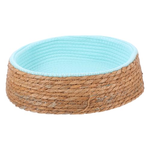 Gatuida Katzenbett Geflochtenes Haustierbett Rattan Hundebett Handgewebtes Katzenkorbbett für Hunde und Katzen Atmungsaktiv Kratzfest Waschbar Haustiernest Gatuida Katzenbett Geflochtenes Haustierbett Rattan Hundebett Handgewebtes Katzenkorbbett für Hunde und Katzen Atmungsaktiv Kratzfest Waschbar Haustiernest von Gatuida