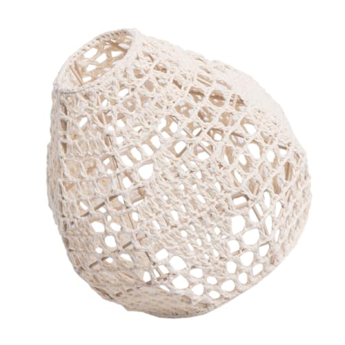 Gatuida Rustikaler Boho Lampenschirm aus Handgewebtem Baumwollseil Hängelampe für Wohnzimmer Deckenleuchte mit Sanfter Oberfläche und Stabiler Struktur Gatuida Rustikaler Boho Lampenschirm aus Handgewebtem Baumwollseil Hängelampe für Wohnzimmer Deckenleuchte mit Sanfter Oberfläche und Stabiler Struktur von Gatuida