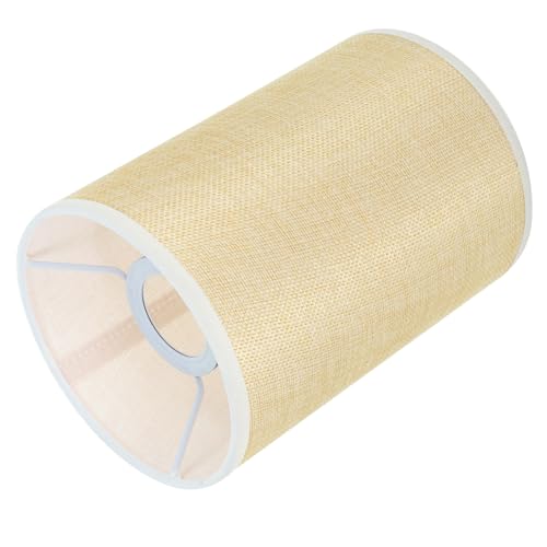 Gatuida Rustikaler Lampenschirm aus Feinem Leinen Ersatz für Tisch Stehlampen Leichte Einfach zu Installierende Abdeckung für Wohnzimmer Schlafzimmer und Hotel Dekorativer Lampenschirm in von Gatuida