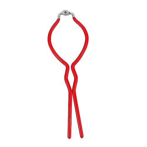 Gatuida Rutsch Glasflaschenclip Hitzebeständig Flaschenhalter Sterilisator Küchenzange Babyflaschen Einmachglas Greifer Rot Langlebig Praktisch von Gatuida