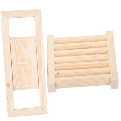 Gatuida Sauna Lüftungsgitter aus Massivem Zedernholz Praktische Luftventilation mit Verstellbaren Lamellen Installieren Geeignet für Sauna Dampfräume Langlebig von Gatuida