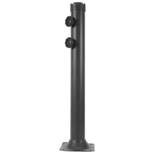 Gatuida Schirmständerrohr für den Außenbereich: Universal-Adapter für Terrassenschirmsockel – Halterung für Fahnenmast aus Metallmarmor – Ausleger-Stabilisatorhülse von Gatuida