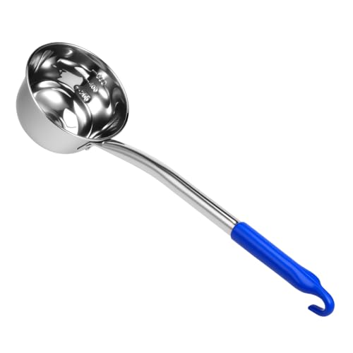 Gatuida Schöpflöffel mit Langem Griff Rostfrei Ergonomisch Spülmaschinenfest mit Aufhängeöse Vielseitiger Küchen und Outdoor Kochlöffel Langlebig und Sicher für Heiße Speisen von Gatuida