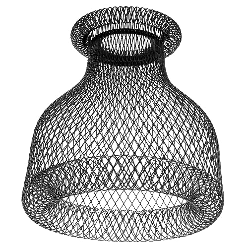 Gatuida Schwarzer Metall Lampenschirm Ersatz für Deckenlampen und Kronleuchter Robuster Lampenschirm für und Wandleuchten Dekoratives Einfach zu Installierendes DIY Lampenzubehör von Gatuida