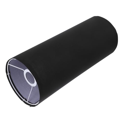 Gatuida Schwarzer Zylinder Lampenschirm Stoff für Stehlampe Abnehmbar Länglich Weiche Lichtdiffusion Warmes Flair Ersatz Lampenschirm für Wohnzimmer Restaurant Home Geeignet von Gatuida