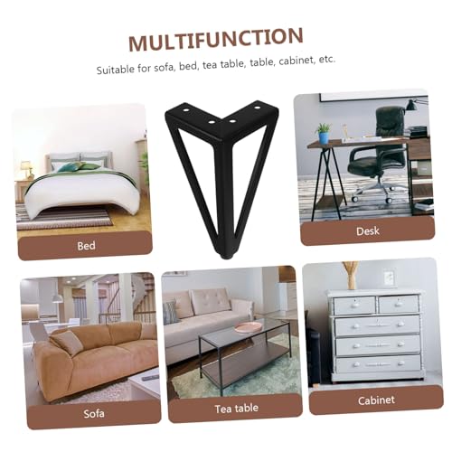 Gatuida Schwere Metallmöbelfüße Stabile Möbelfüße für Sofa Couch Schrank Couchtisch Tv Schrank Robuste Möbelbeine Einfache Montage als Ersatz und Unterstützung von Gatuida