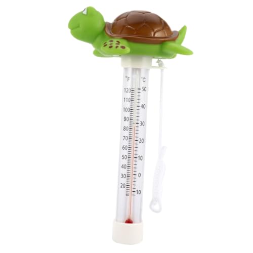 Gatuida Schwimmendes Poolthermometer für Genaue Wassertemperaturmessungen für Pools Spas Aquarien und Fischteiche Mit Celsius und Fahrenheit Anzeige Sicheres Design für Messschnur von Gatuida