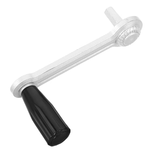 Gatuida Sechskant Handkurbel für Rollladen und Fenster Ersatzteil für Jalousien Silber Ergonomisch und Vielseitig Einsetzbar von Gatuida