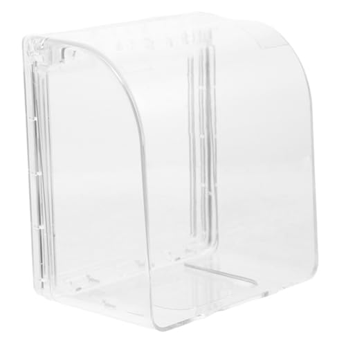 Gatuida Selbstklebende Steckdosenabdeckung Transparent Schutzabdeckung Erhöhtes Design Einfache Montage Für Zuhause Badezimmer Wohnzimmer Büro von Gatuida