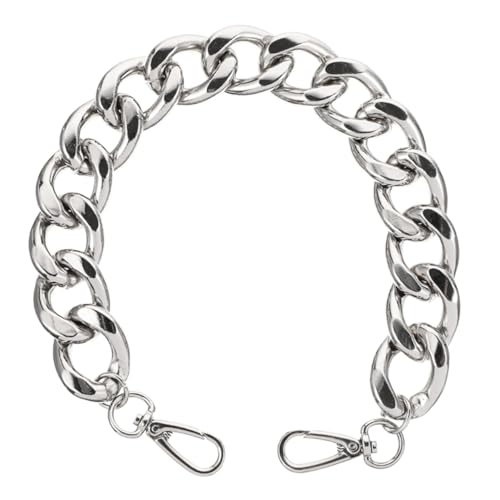 Gatuida Silberfarbene Metalltaschenkette Dicke Legierungskette mit Haken Abnehmbare Allround Tasche DIY Schulterriemen für Handtaschen Leicht und Einfach zu Montieren Gatuida Silberfarbene Metalltaschenkette Dicke Legierungskette mit Haken Abnehmbare Allround Tasche DIY Schulterriemen für Handtaschen Leicht und Einfach zu Montieren von Gatuida