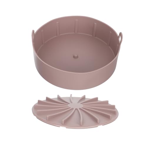 Gatuida Silikon Backform für Heißluftfritteuse Wiederverwendbarer Antihaft Airfryer Topf Hitzebeständig Gleichmäßige Wärmeverteilung zum Dämpfen und Backen von Snacks und Fleisch Braun Gatuida Silikon Backform für Heißluftfritteuse Wiederverwendbarer Antihaft Airfryer Topf Hitzebeständig Gleichmäßige Wärmeverteilung zum Dämpfen und Backen von Snacks und Fleisch Braun von Gatuida