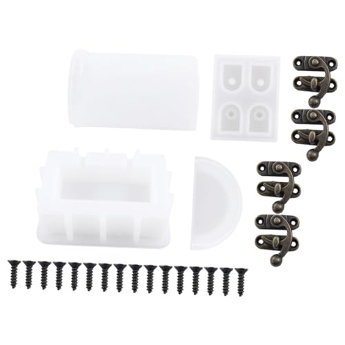 Gatuida Silikonform Schatztruhe DIY Epoxidharz Bastelset Spiegelglatte Aufbewahrungsbox Silikon Gießform Flexibel Leicht zu Reinigen mit Zubehör für Kreative Bastelarbeiten Gatuida Silikonform Schatztruhe DIY Epoxidharz Bastelset Spiegelglatte Aufbewahrungsbox Silikon Gießform Flexibel Leicht zu Reinigen mit Zubehör für Kreative Bastelarbeiten von Gatuida