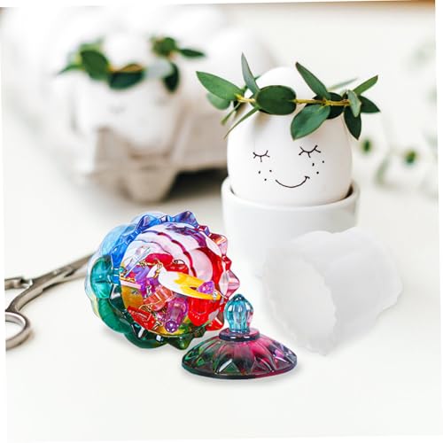 Gatuida Silikonform für Schmuckaufbewahrung mit Deckel Gießform für Resin Kristall Aufbewahrungsbox DIY Basteln mit Trockenblumen Glitzer und Perlen Gatuida Silikonform für Schmuckaufbewahrung mit Deckel Gießform für Resin Kristall Aufbewahrungsbox DIY Basteln mit Trockenblumen Glitzer und Perlen von Gatuida