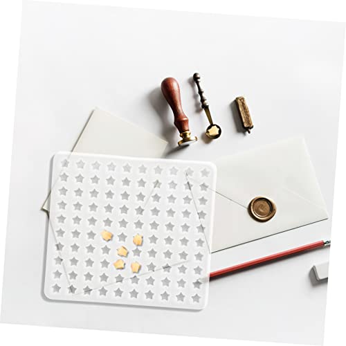 Gatuida Silikonform für Wachssiegelperlen Wiederverwendbare DIY Wachssiegel Stempel Form Retro Glatt Langlebig Einfache Entformung für Bastelbedarf und Briefversiegelung von Gatuida