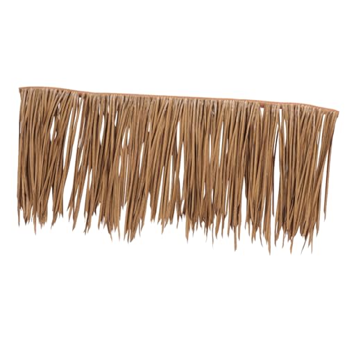 Gatuida Simulation Strohdach mit Feuerhemmendem Pe Material Dekoration für Garten Terrasse und Tiki Bar Wetterfest und Pflegeleicht DIY Gatuida Simulation Strohdach mit Feuerhemmendem Pe Material Dekoration für Garten Terrasse und Tiki Bar Wetterfest und Pflegeleicht DIY von Gatuida