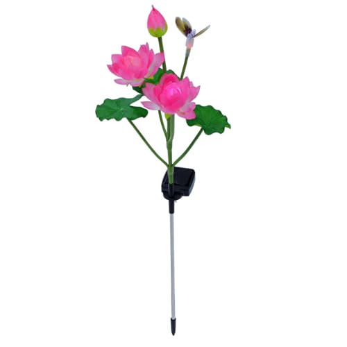 Gatuida Solar LED Lotus Blütenlicht Farbwechselnde Gartenleuchte für Terrasse und Garten Wetterfest Solarbetrieben Langlebig und Dekorativ Gatuida Solar LED Lotus Blütenlicht Farbwechselnde Gartenleuchte für Terrasse und Garten Wetterfest Solarbetrieben Langlebig und Dekorativ von Gatuida