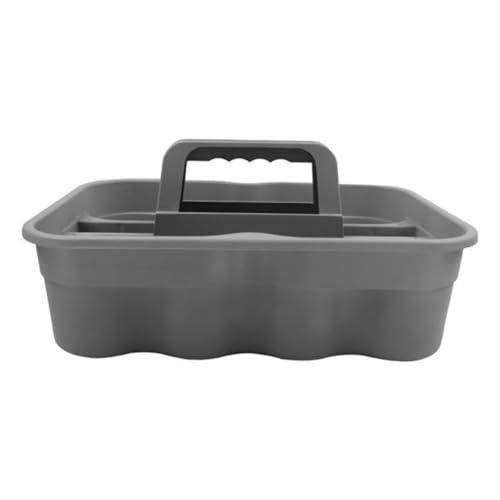 Gatuida Sortierbox Kunststoff mit Mehreren Fächern Tragbare Aufbewahrungsbox für Reinigungswerkzeuge und Kleinteile Praktischer Organizer mit Griff für Zuhause und Outdoor von Gatuida